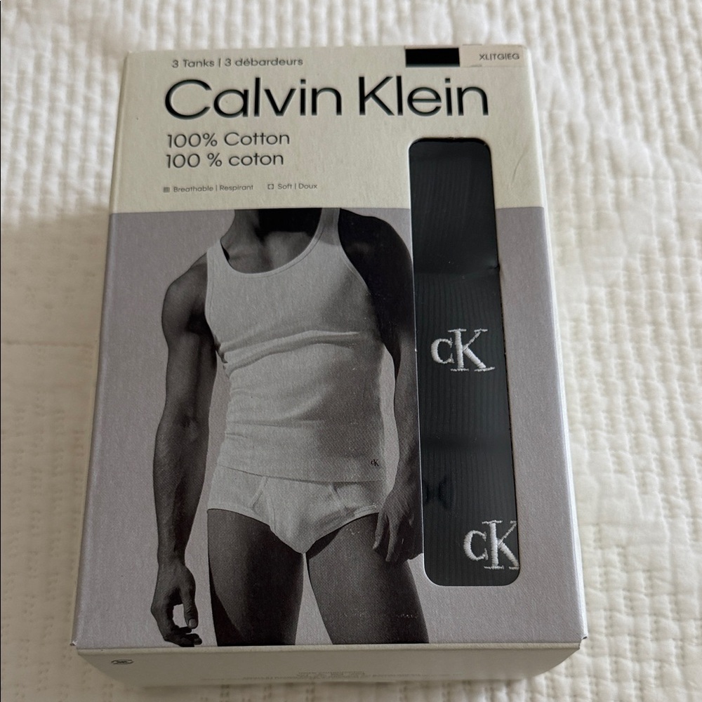 Calvin Klein Black Men's Tank Tops